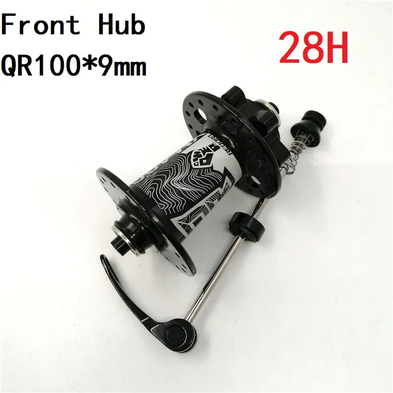 XM490 8-9-10-11Speed MTB горный велосипед ступица 2-4 подшипник 9*100 мм 10*135 мм Передняя Задняя Hubset 28-32-36 отверстие велосипедный дисковый тормоз ступица - Цвет: 28H Single Front