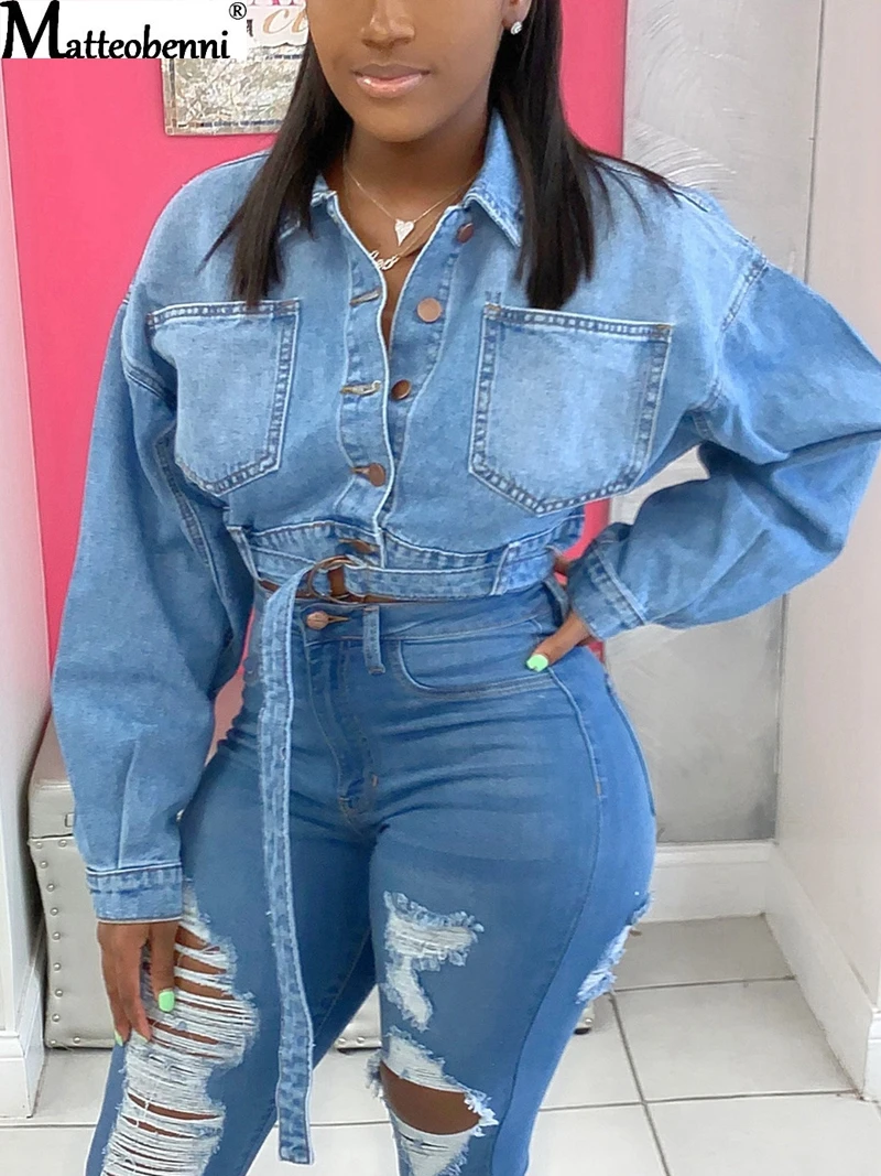 Модные джинсовые куртки пальто для женщин 2020 короткое повседневное свободное