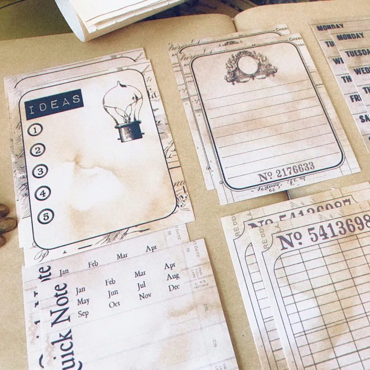 10 шт./упак. Винтаж Кофе сетки Memo Стикеры DIY ремесло Скрапбукинг альбом мусор
