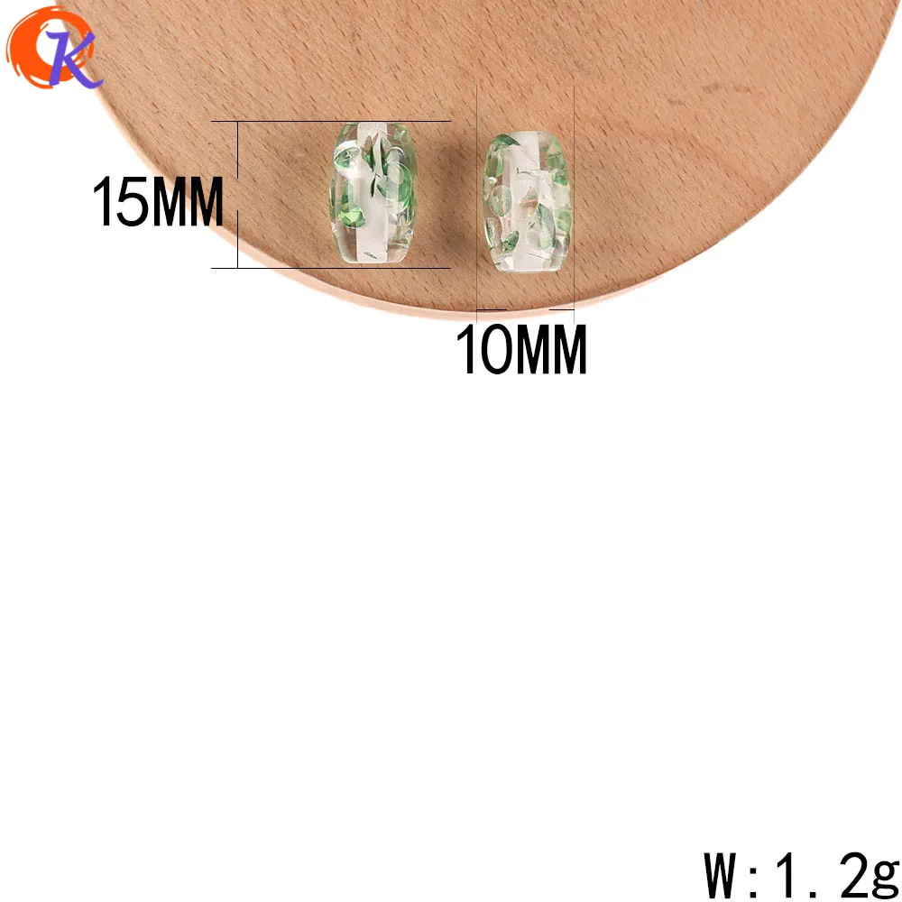 

Cordial Design Resin Beads/Jewelry Accessories/Hand Made/Cracked Effect/Oval Shape/Earring Findings/DIY Making/Bracelets Beads