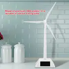 Декоративная ветряная мельница на солнечной батарее, модель настольного декора, для творчества, обучения детей, домашний декор