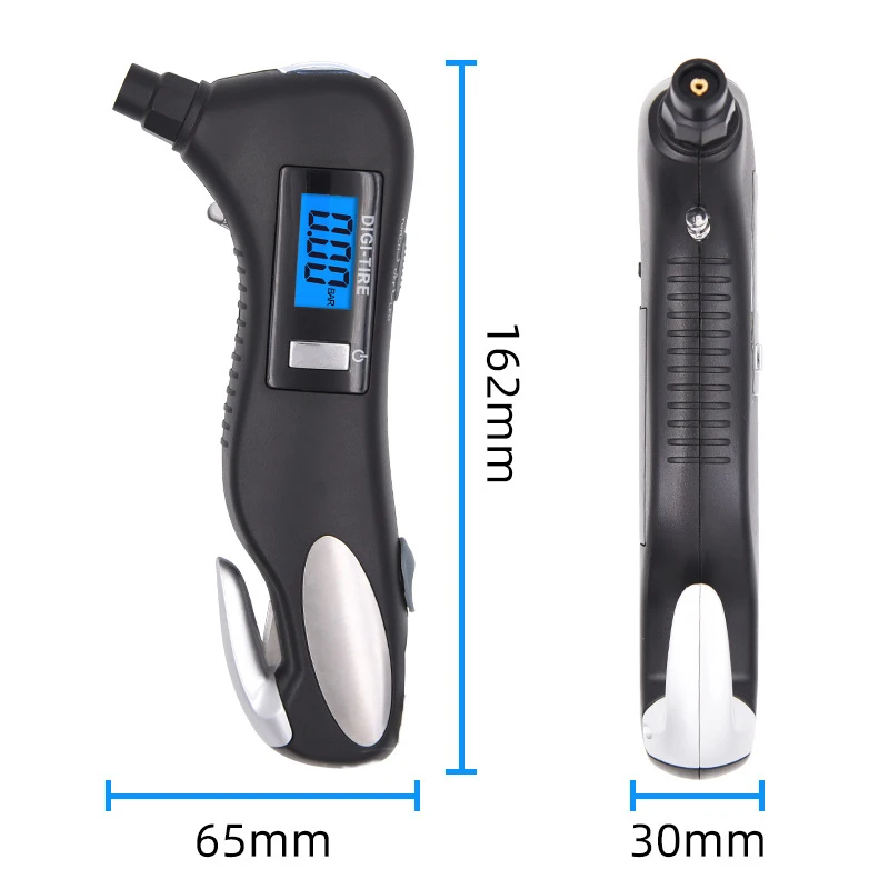 Прибор для диагностики шин Универсальный измеритель давления в шинах с ЖК