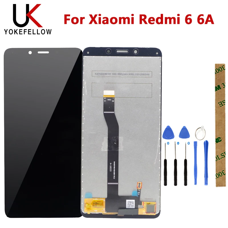 Сенсорная панель для сенсорного экрана Xiaomi Redmi 6 6A ЖК дисплей в сборе 100%