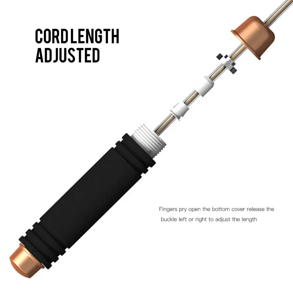 

Jump Skipping Ropes Bearing Skipping Rope Weighted Fast Speed Steel Wire Jumping Ropes for Adult Kids MMA Gym Fitness Training