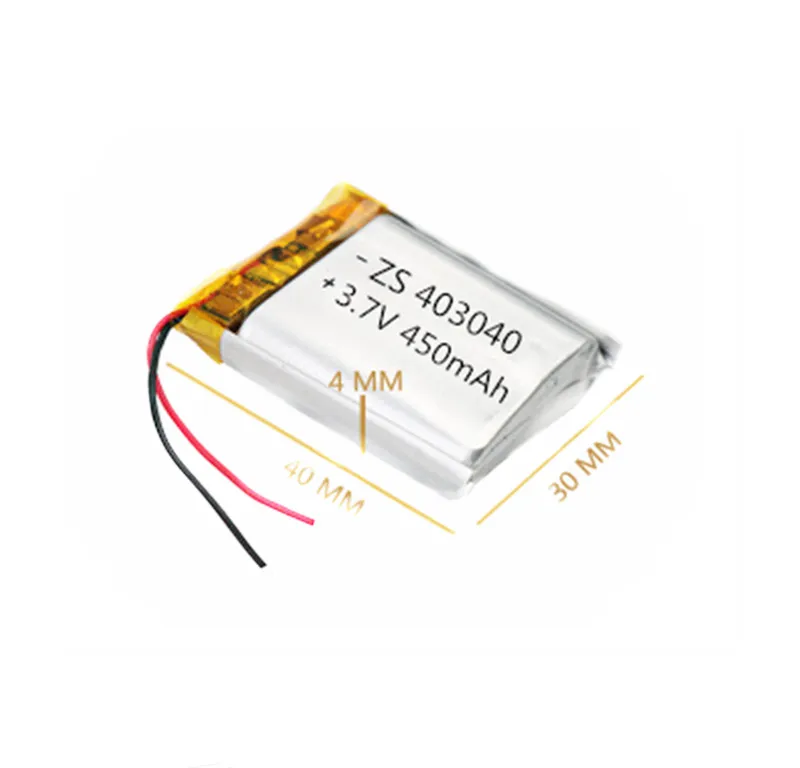 

1/2/4pcs 3.7V 450mAh 403040 Lithium Polymer LiPo Rechargeable Battery For Mp3 Mp4 PAD DVD DIY E-book bluetooth peaker Camera