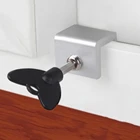 Регулируемые раздвижные оконные замки для защиты от детей, блокировка из алюминиевого сплава с ключами