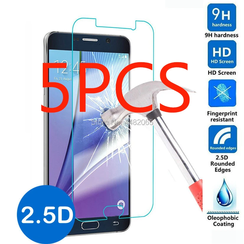 

5PCS Tempered Glass For Samsung Galaxy J1 J3 J5 J7 Neo Core Nxt J701 A3 A5 2016 2015 Protective Glass For Samsun A3 A5 A710 2017