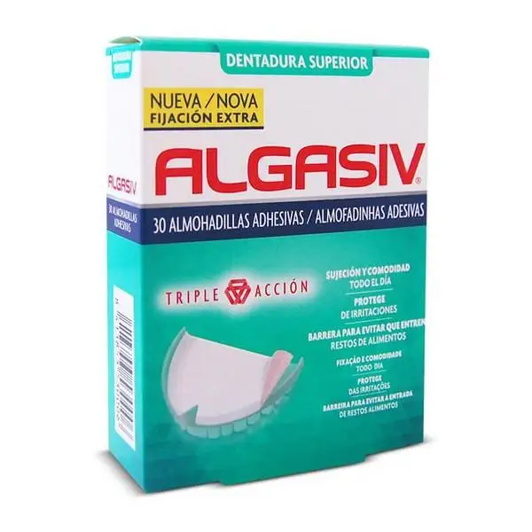 Клейкие протезы колодки Улучшенный Algasiv (30 uds)|Зубная паста| |