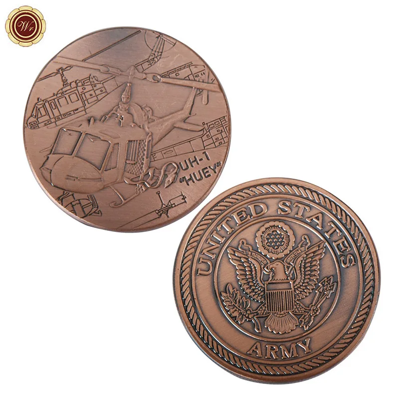 Американская воздушная бронзовая сила монета Hercules C-130 самолет Американский