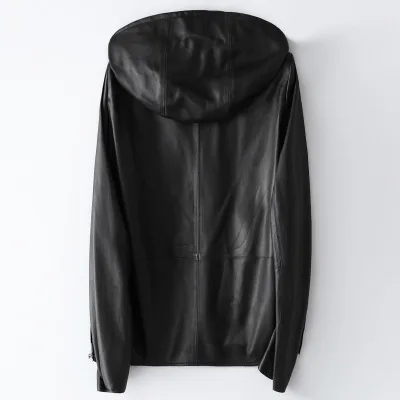 MESHARE Women Spring Genuine Real Sheep Leather Jacket H65