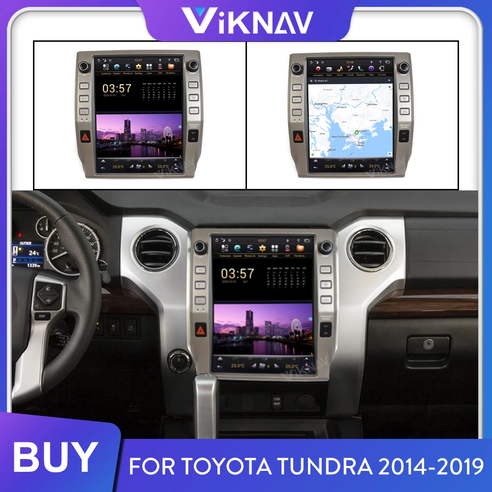 

Автомагнитола для toyota tundra 2014, 2015, 2016, 2017, 2018, 2019, android, стерео, мультимедийный плеер, gps-навигатор, магнитофон