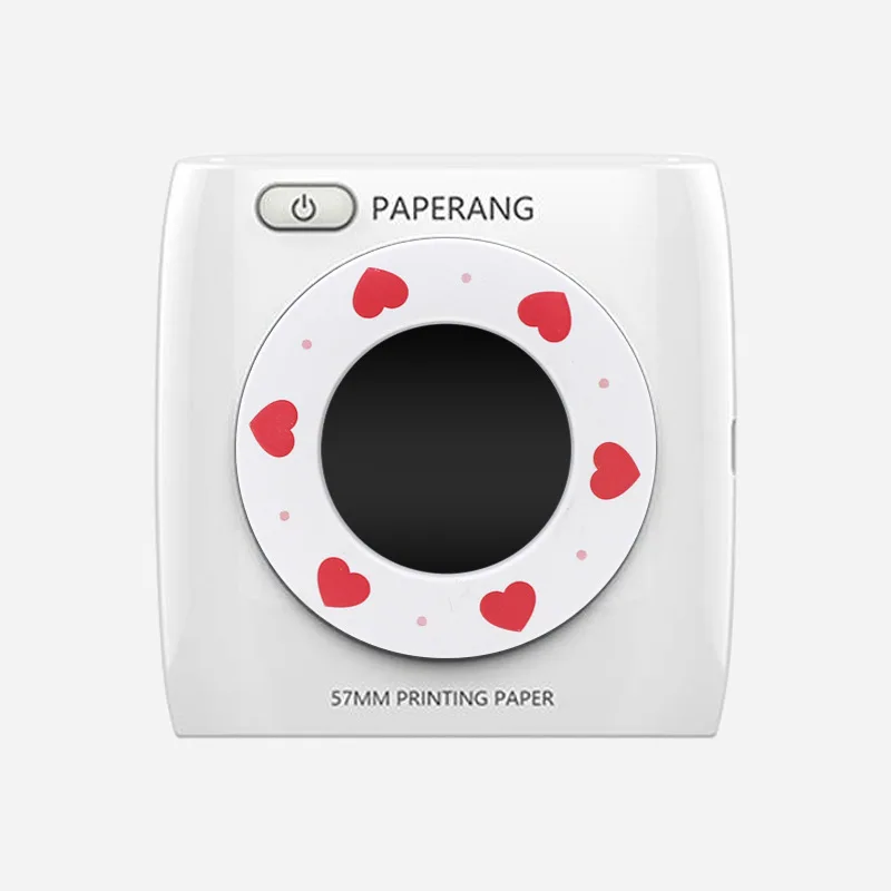 love PAPERANG P2 карманный портативный мини-принтер с Bluetooth телефон фото 300id HD термопринтер этикеток для IOS Android Windows 1000 MAh - Цвет: love