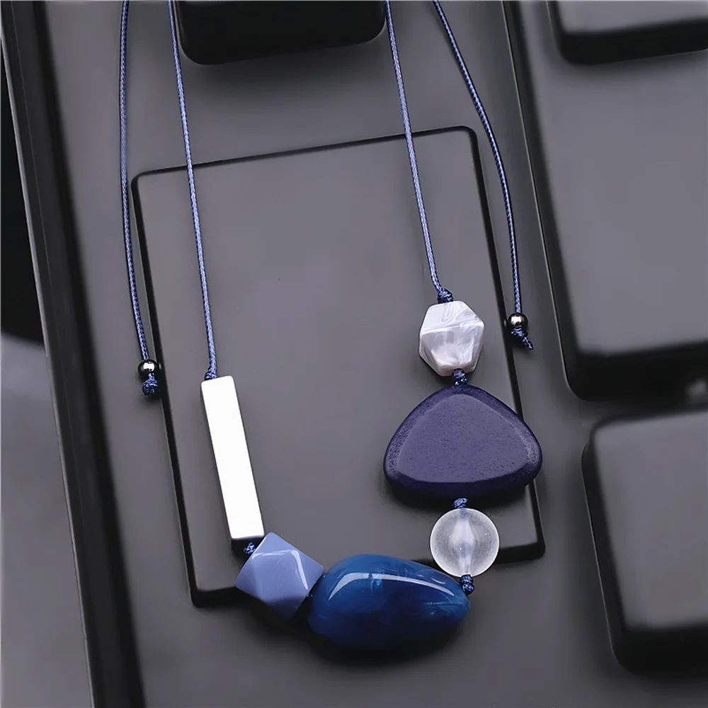 Простые массивные акриловые деревянные бусины из смолы подвески ожерелья для