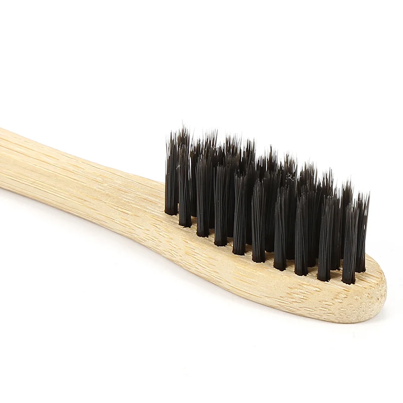 Natural Pure Bamboo Wood Rainbow Toothbrush Environmental Charcoal Health Low Carbon Medium Handle | Красота и здоровье