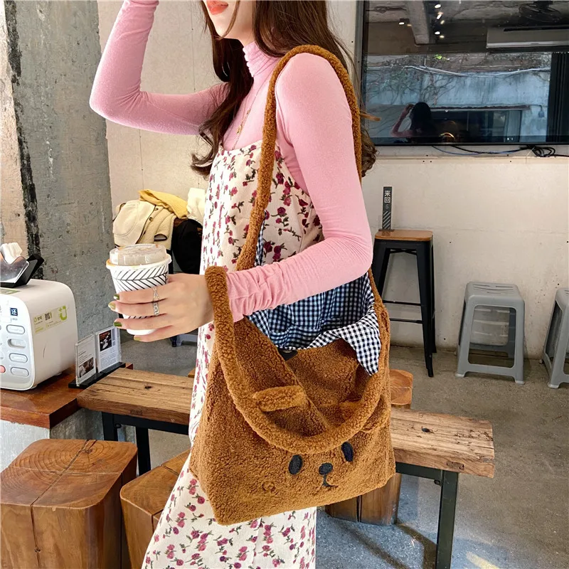 Hylhexyr женские сумки для покупок милая мультяшная сумка на плечо женщин большая