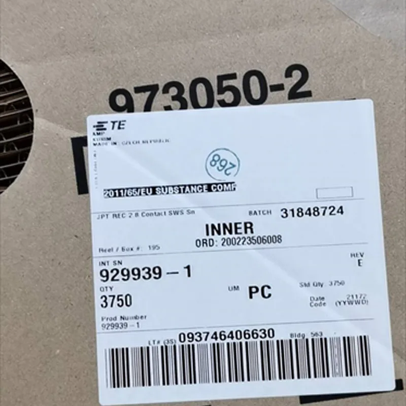 Оригинальный Автомобильный коннектор TE/amp 929939-1 3750 шт./рулон | Обустройство дома