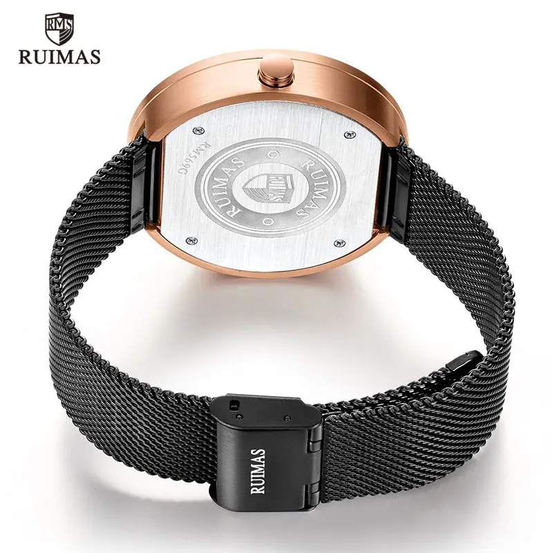 RUIMAS мужские часы новые модные лучший бренд класса люкс с большим циферблатом
