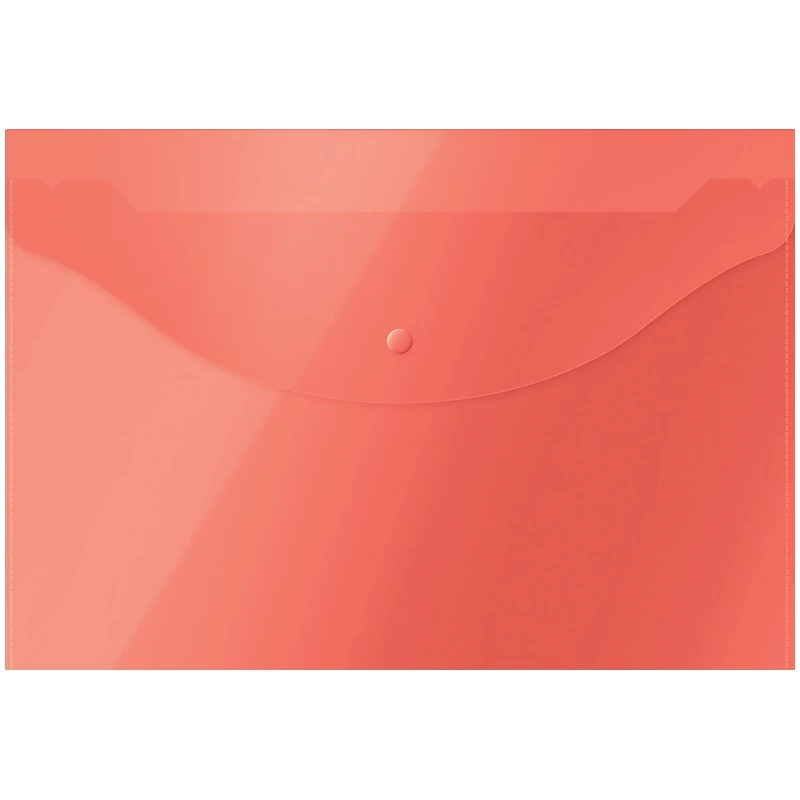 Папка-конверт OfficeSpace на кнопке А4 120 мкм 10 штук в упаковке | Канцтовары для офиса и