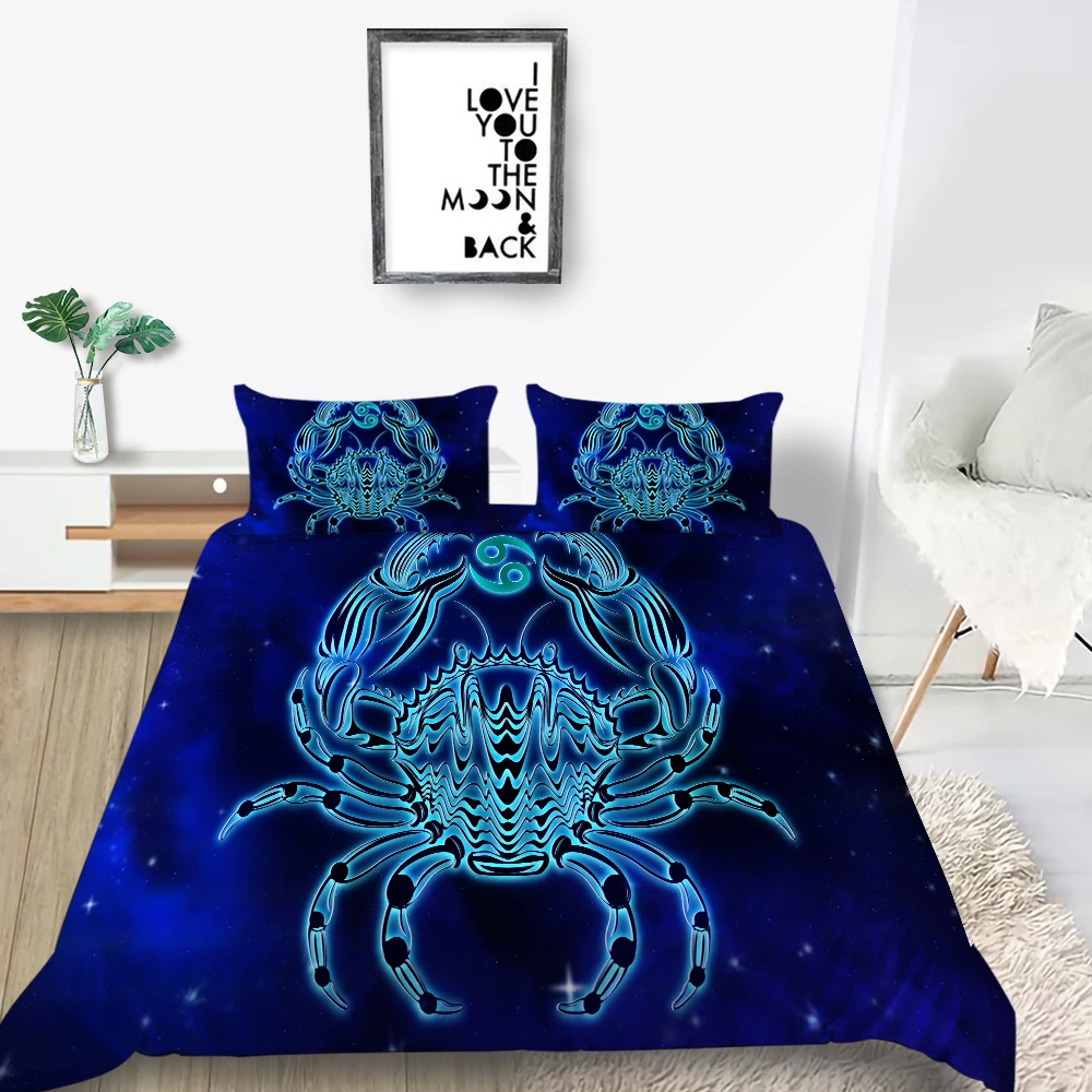 Комплект постельного белья с созвездиями Gemini креативный 3D комплект