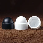 Колпачки для защиты купола, пластиковые, шестигранные, M4, M5, M6, M8, M10, M12, 50-10 шт.