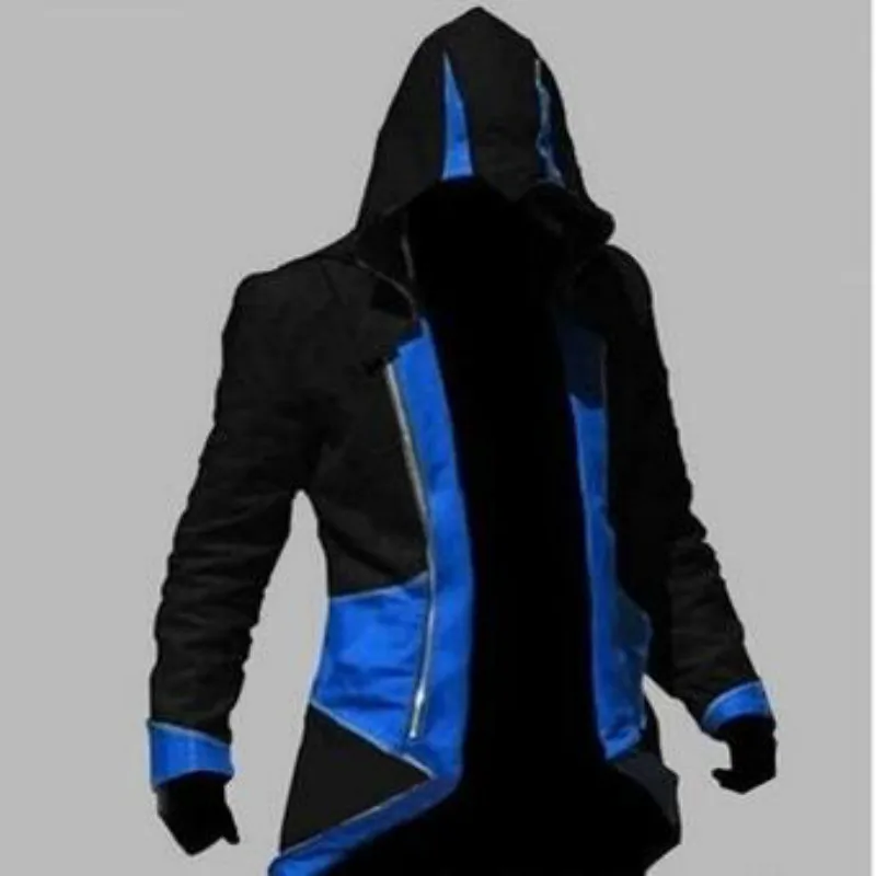 Новый крутой костюм Assassin's Creed средневековый смокинг куртка на Хэллоуин красный