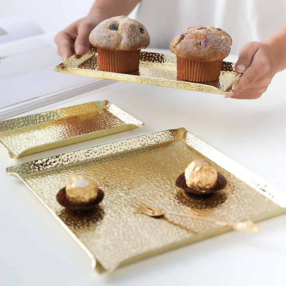 Поднос для хранения украшений в скандинавском стиле органайзер из нержавеющей