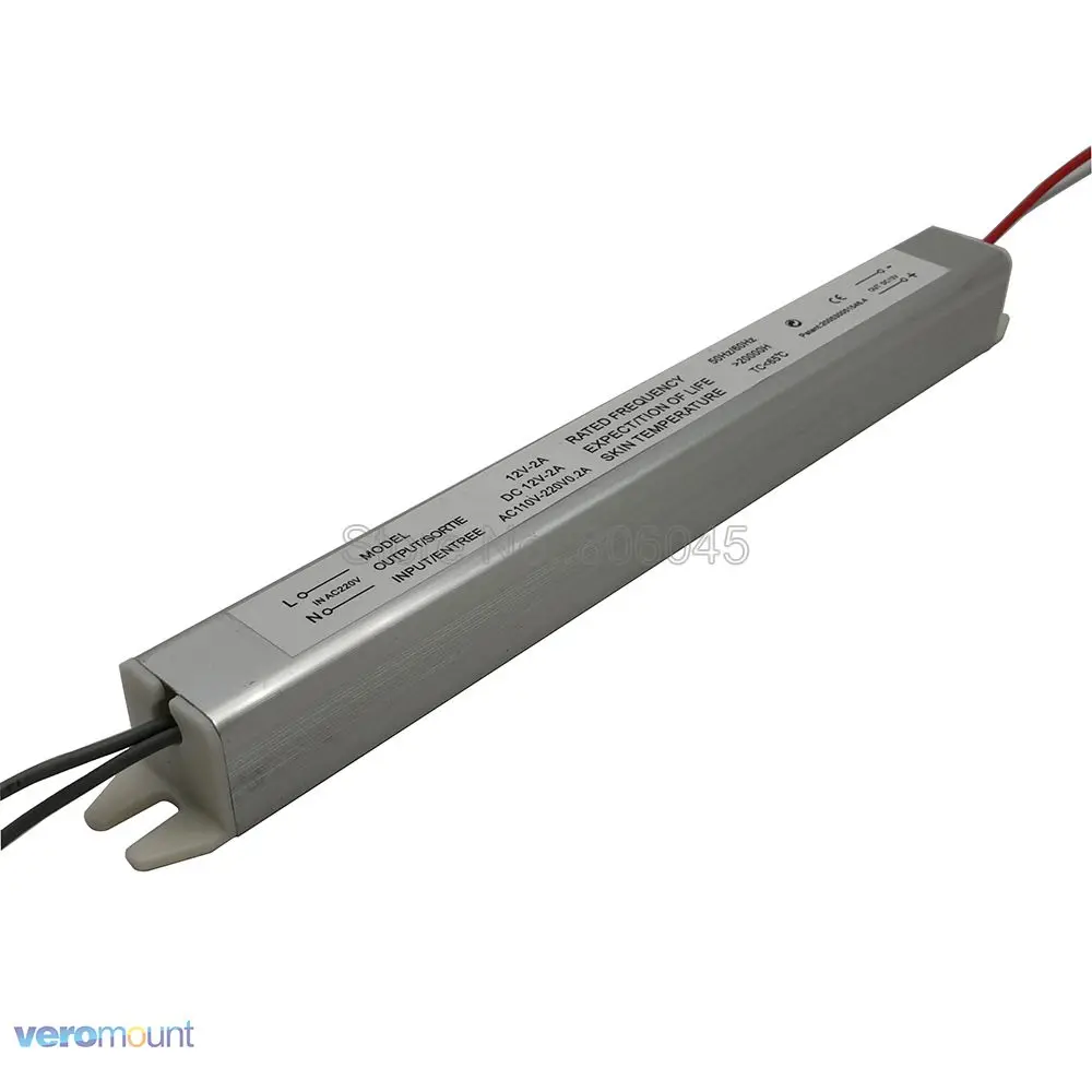 Ультратонкий Светодиодный источник питания 18 Вт 24 36 48 60 трансформатор для