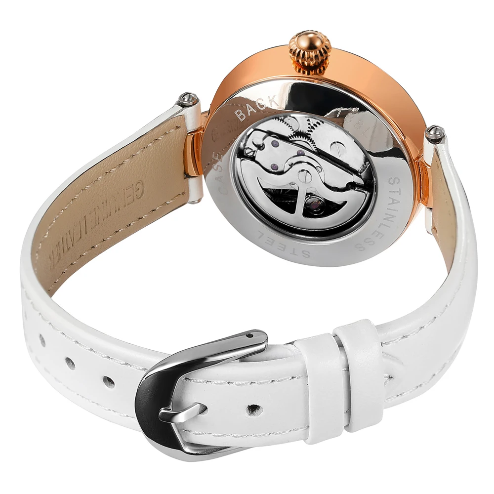 

Top Brand T-WINNER Women Mechanical Watch Female Fashion Luxury Automatic Self-Wind Watches Ladies Wristwatch Relogio Feminino