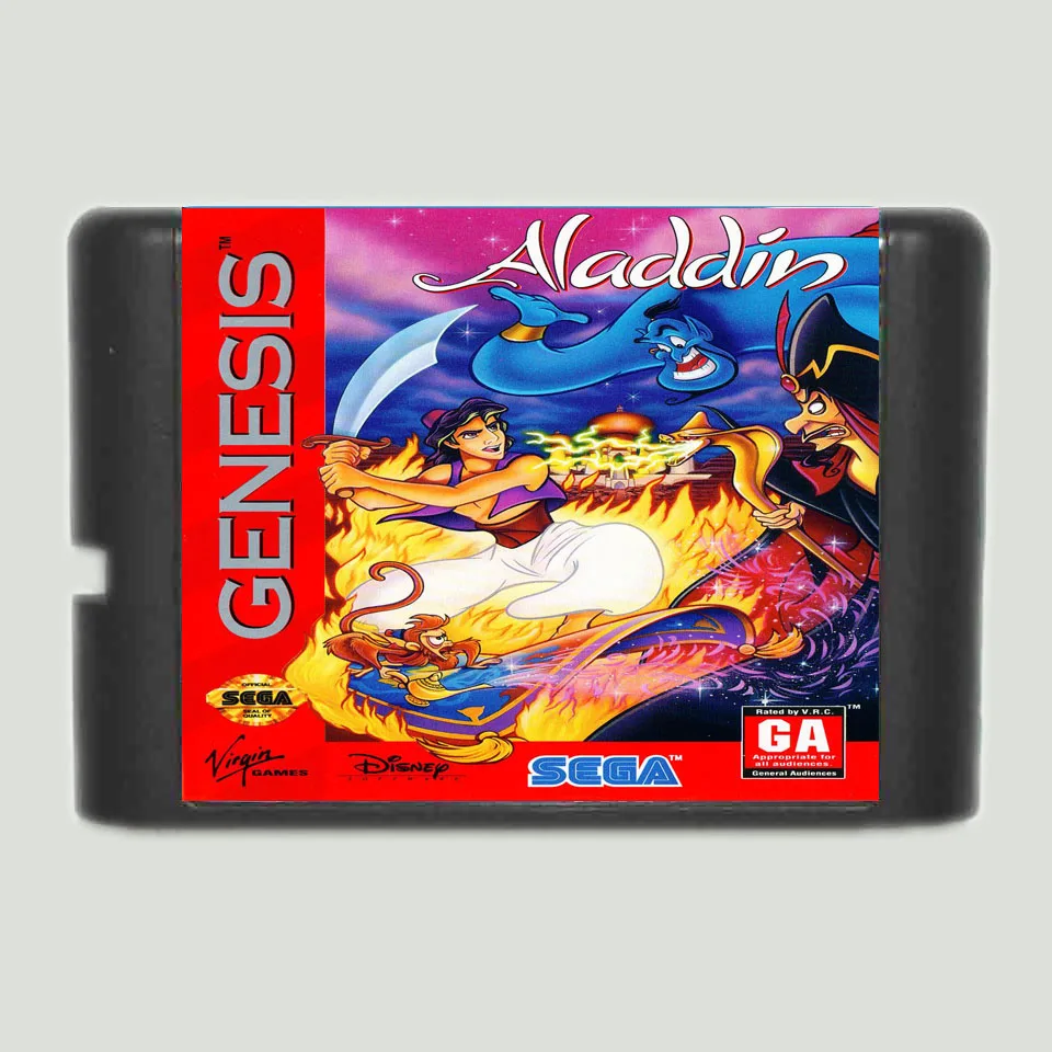 Игровая карта Aladdin 16 бит MD для битной игровой консоли Sega MegaDrive Genesis|16 bit|md game16 bit md |
