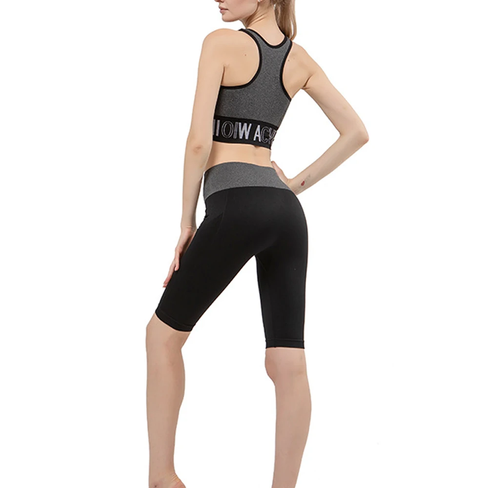 Новинка 2020 женские бесшовные спортивные костюмы для йоги спортивный жилет с
