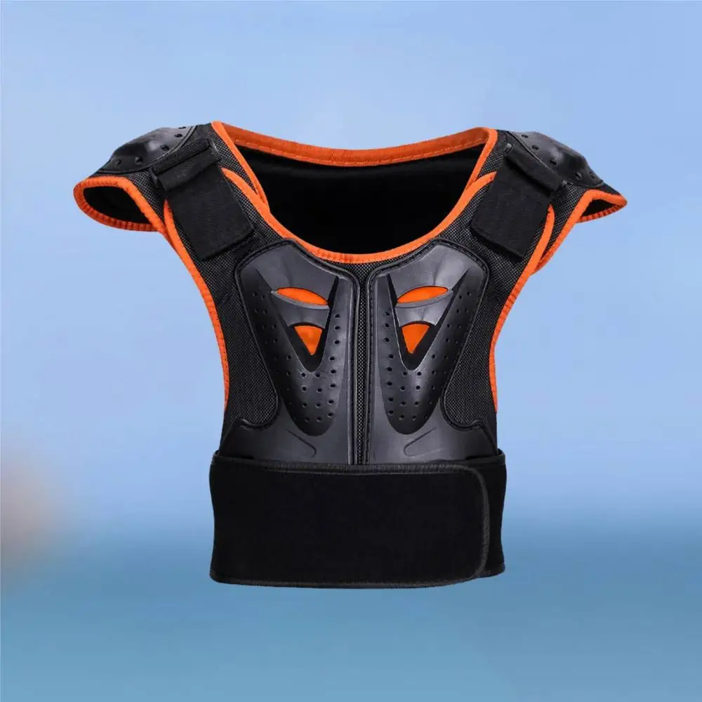 

Kid Protective Vest Outdoor Sports Protective Gear Armour Vest - Size (Black)