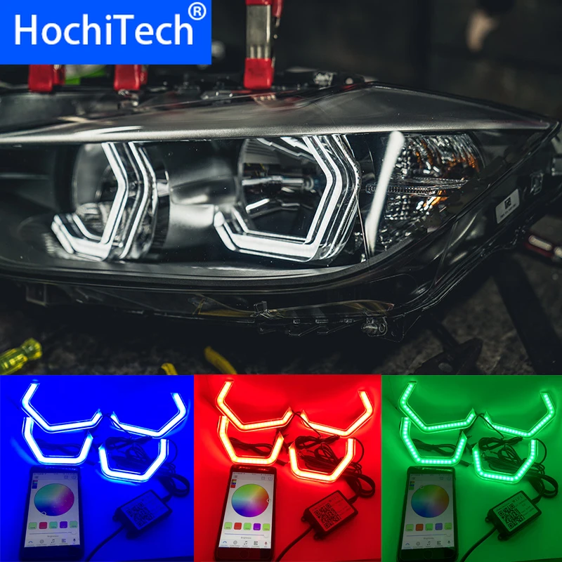 WI FI с несколькими цветами RGB Цвет M4 знаковые Стиль светодиодный хрустальный Ангел