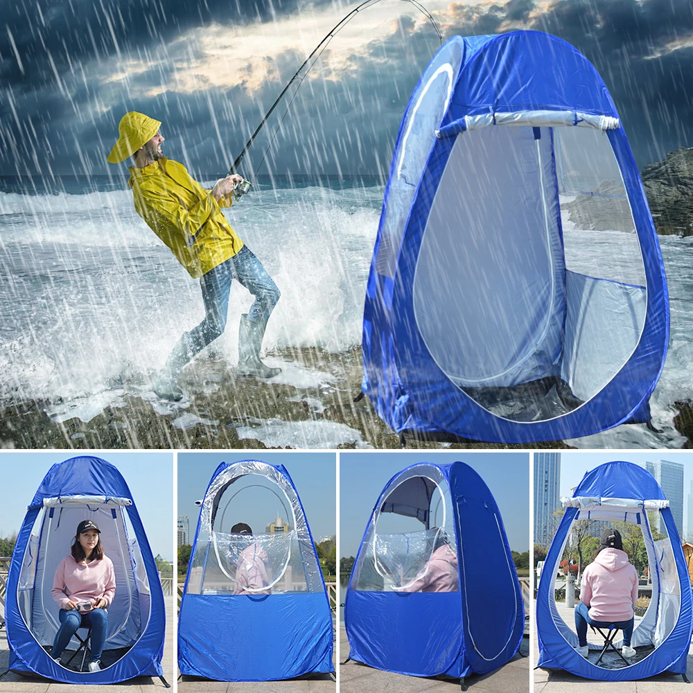 

Portable Outdoor Fishing Tent UV-protection Tent Pop Up Single Tent Automatic Instant Tent Rain Shading Tent