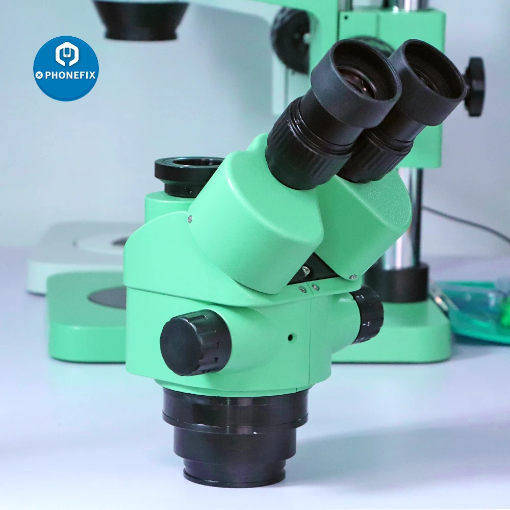 

Тринокулярная микроскопическая головка 3,5-180X с окуляром WF 20X/10 мм для телефона, компьютера, микропайки печатных плат, стерео микроскоп с зумо...