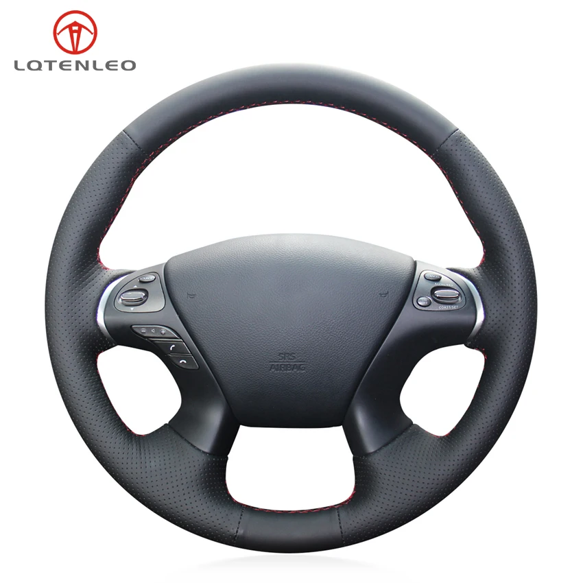 

LQTENLEO, черный, из натуральной кожи, для Infiniti JX35 M M25 M35 M37 M56 Q70 QX60 Nissan Murano Pathfinder