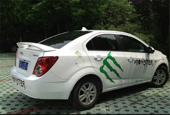 Спойлер для Aveo 2009 2013 Chevrolet YDAJK спойлер из АБС пластика цвет заднего крыла