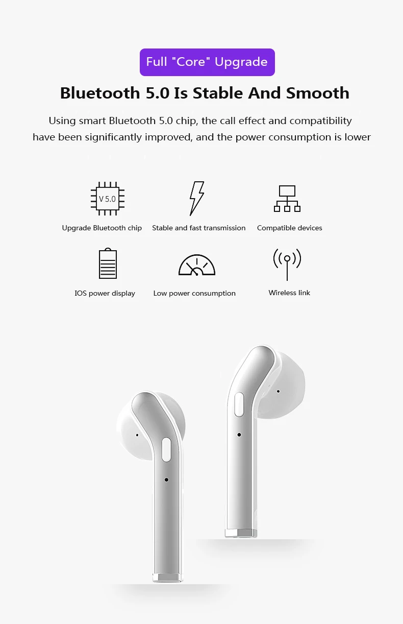 Беспроводные наушники H17T Tws Bluetooth наушники-вкладыши Спортивная гарнитура с