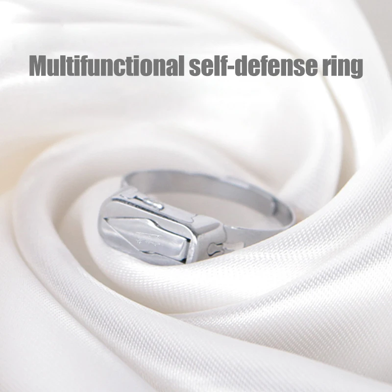 Компактное кольцо для самозащиты из нержавеющей стали многофункциональное