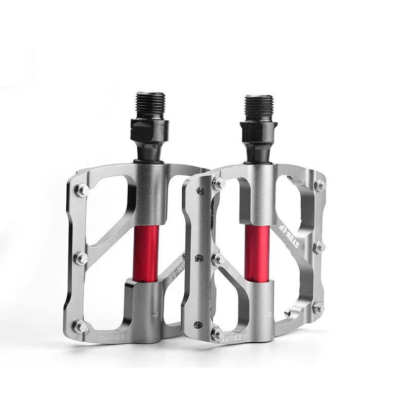 

Mountain Bike Pedal Sealed Bearing One-piece Pedal Bicycle Accessories 3-Bearing Ultra Light Aluminum Pedal