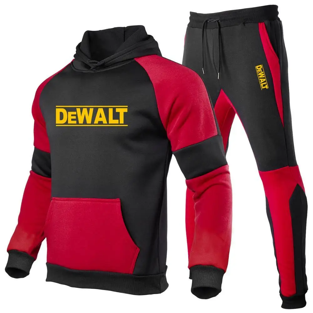 

suit hop shirt fashion men's features set track fall New hot with Sweatshirt DeWalt men's pants Hoodie hip set fall features hot