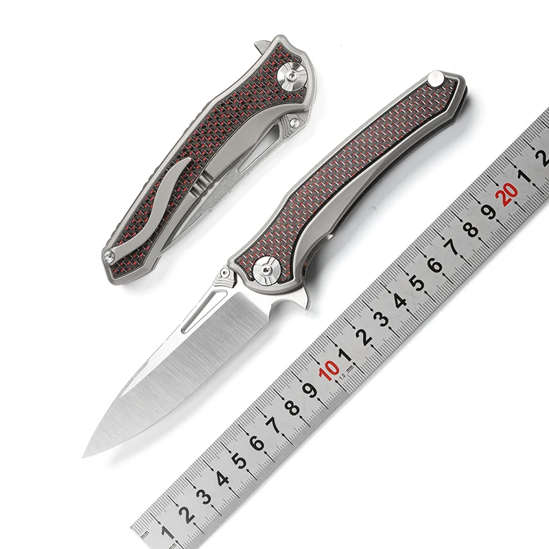 MAXACE янтарно k складной нож K110 лезвие мяч титановый подшипник Ручка Кемпинг Охота