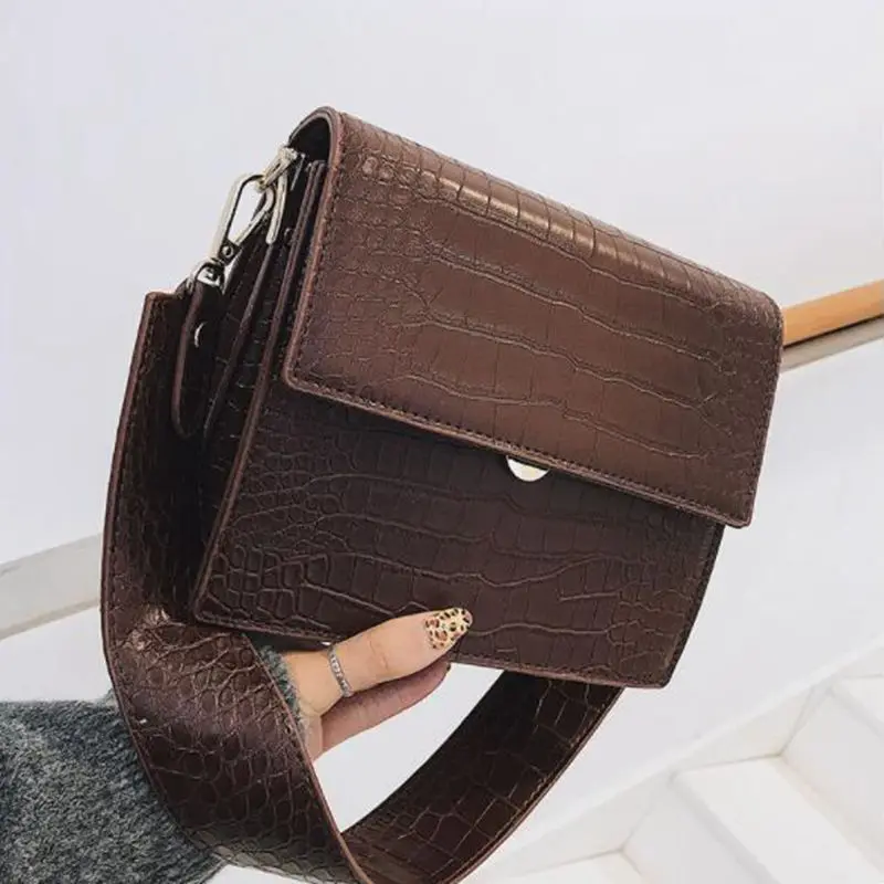 Модные дизайнерские сумки из крокодиловой кожи женские Сумки искусственной