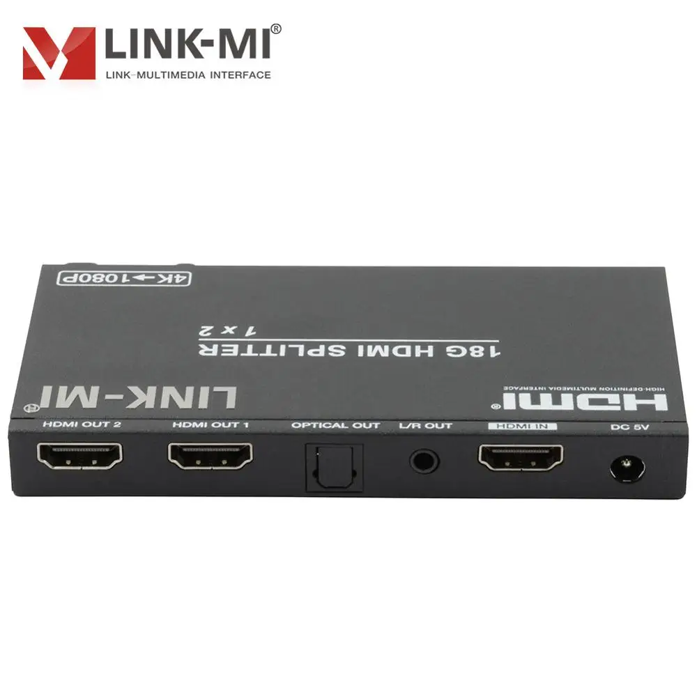 LINK MI 1x2 HDMI 2 0 разветвитель с аппарата для снятия зубного камня HDMI/dvi/Аудио/экстракт