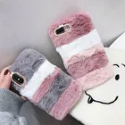Роскошный милый меховой пушистый чехол для OPPO A16 A15 A53S A73 A31 A9 A5 2020 Realme 8 7 6 5 3 Pro 7I 6I X7 X2 XT, мягкий плюшевый чехол для телефона