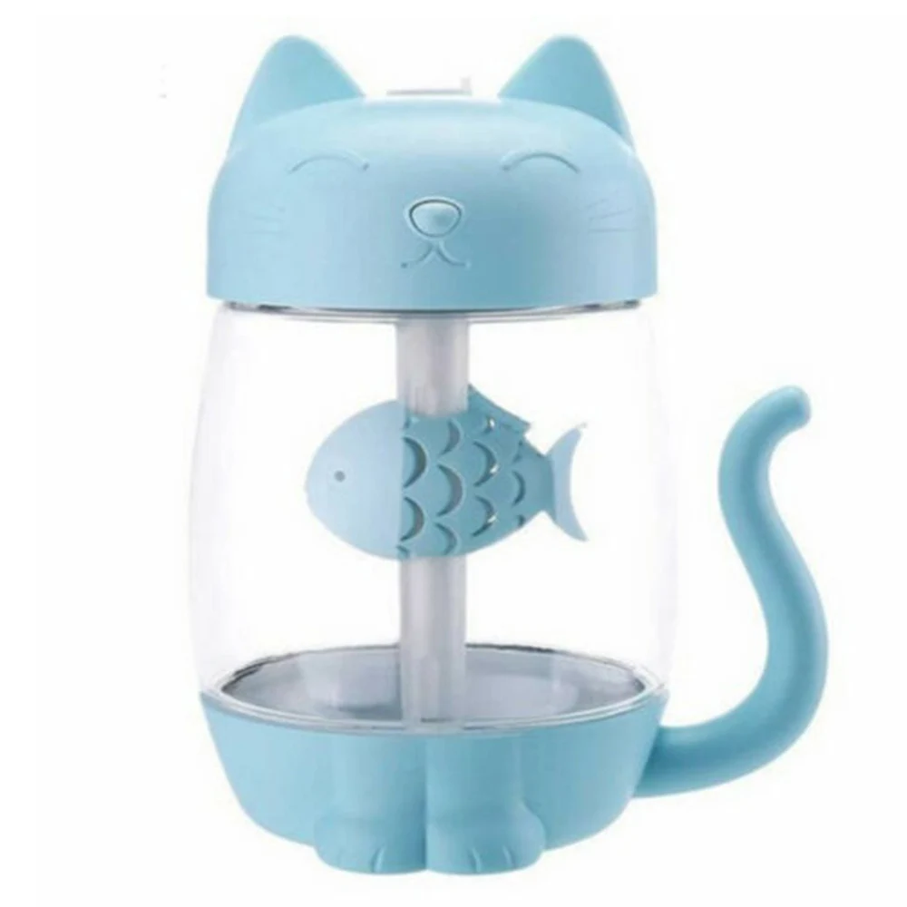 Utrasonic очиститель воздуха диффузор Увлажнитель вентилятор USB ночник домашний