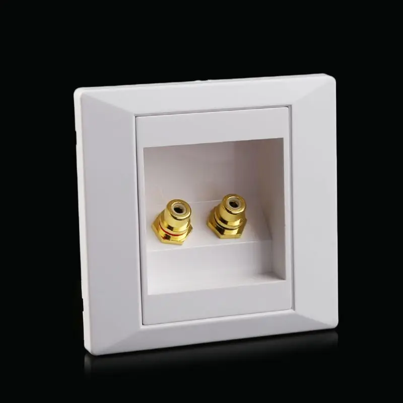 RCA настенная розетка панель динамик распределительная коробка |