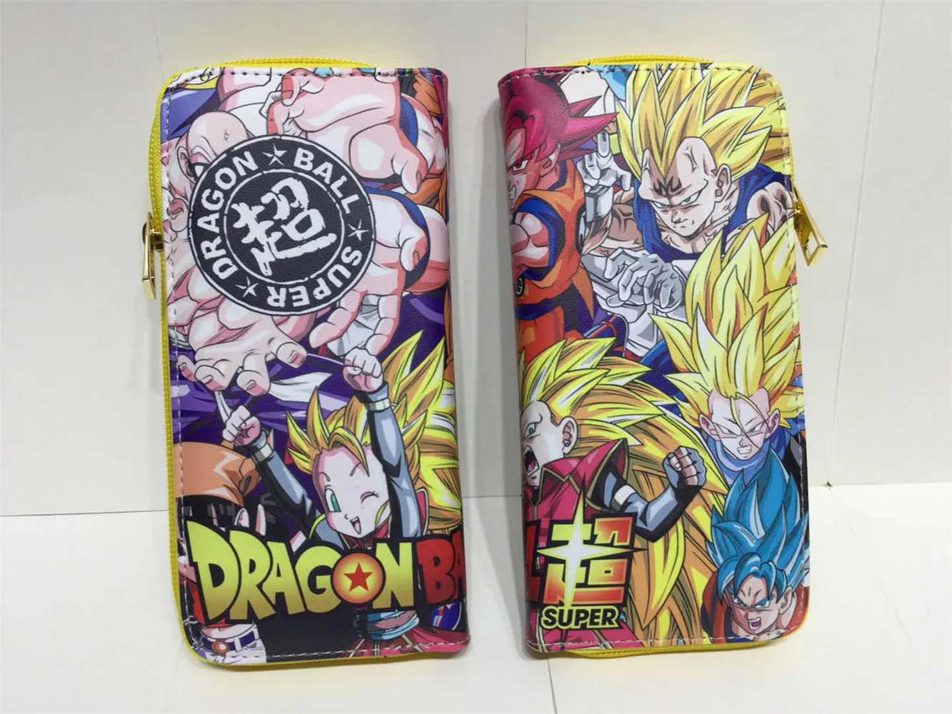 Аниме Dragon Ball Super DBZ мужской женский кошелек из искусственной кожи на молнии