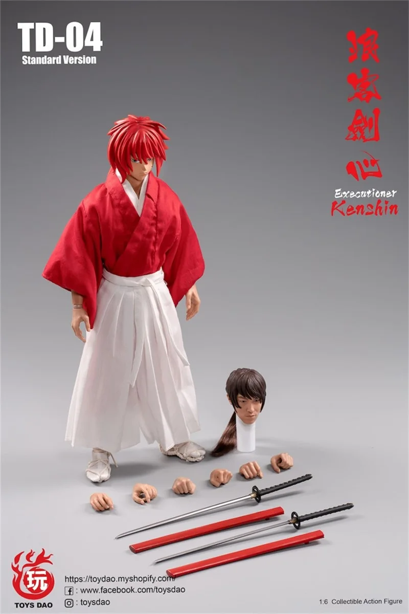 В наличии TOYSDAO масштаб 1/6 солдат реальная модель Kenshin Himun полные фигурки для