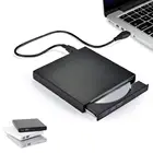 USB 2,0 Тонкий Внешний DVD RW CD, записывающий привод, чтение, проигрыватель, оптические приводы для ноутбуков и ПК