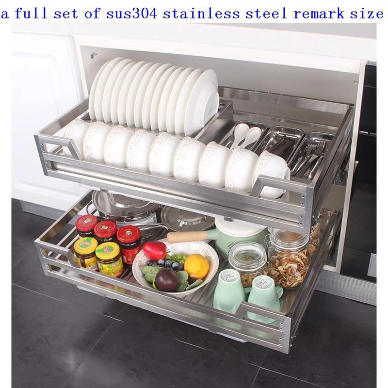 La Ducha Dish Drainer Organizador Cocina Органайзер шкаф из нержавеющей стали кухонная стойка Cozinha